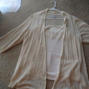 Twin Set. Tank with sweater